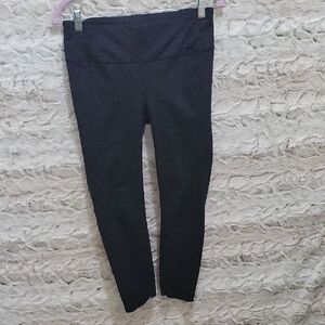 Athleta Women's Sz SP Velocity Black 7/8 Tights, Yoga Leggings, Multiple Pockets